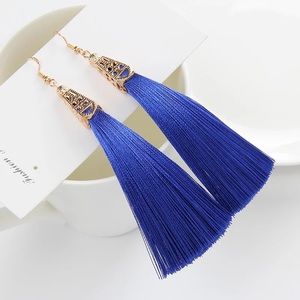 2 for $30-Lovely Vintage Long Tassel Drop Earrings